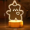 Night Lights 3d Led Acrylic Light Cartoon Animal Shape Energy Saving Bedroom Bedside Lamp Birthday Gifts