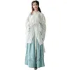 Stage Wear Arrival Hanfu For Women Green Embroidery Dance Costume Traditional Folk Dress Oriental Festival Outfit DC1846