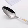 Flatware sets unieke bestek messenvork lepel 18/10 roestvrijstalen koninklijke luxe luxe set