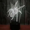 Tischlampen Spider Color 3D-Licht Touch Visuelles Geschenk Gradient LED für Wohnzimmer Fabrik Großhandel Moderne Schreibtischlampe