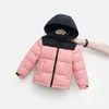 Luxe kinderjassen Jongens donsjas Meisjes Designer Winterkleding Babykleding Fasionjack met capuchon Dik Warm Uitloper Glanzend Rood Blauw 100-170