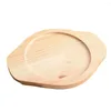 Table Mats 1pcs Creative Wood Dish Cushion Simple Style For Dinne Round Insulation Pads Home Decoration