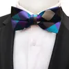 Noeuds papillon Unique Hommes Bowtie Paisley Géométrique Couleur Correspondant Ascot Cravate Business Bowknot Corbatas Pour Groom Party Vêtements Accessoire