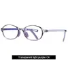 نظارة شمسية مراهقة الأزرق ضوء الحجب نظارات TR90 Oval Optic Optic Myopic Frame Computer Prescription Prescription Glassessessunglasses