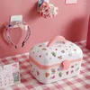 Storage Boxes Children's Hair Accessories Box Girl Hairpin Ring Baby Band Cute Rubber Head Rope Jewelry Organizer