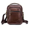 Evening Bags 2023 Fashion Vertical Cowhide Leather Male Commercial Bag Men's Briefcase Natural Skin Vintage Messenger Business