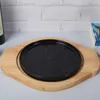Table Mats 1pcs Creative Wood Dish Cushion Simple Style For Dinne Round Insulation Pads Home Decoration
