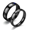 Wedding Rings SIZZZ Stainless Steel Crown Couple Ring For Lovers Men Women Engagement Finger Black Silver Color