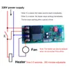 Modulo relè di controllo timer regolabile AC100V-220V Spegnimento ritardato Scheda interruttore per intervallo di tempo ventola di scarico 0,2 secondi-300 minuti