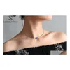 Hanger kettingen aankomst roestvrijstalen choker voor vrouwen minimalistische roségouden slangenketen ketting statement mode sieraden coupl dho6e