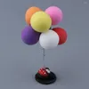 Bilarrangör Creative Cute Balloons Dashboard Decorations Ornaments Birthday Holiday Gift