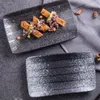 Płytki japoński w stylu ceramiczny prostokątny talerz sushi sashimi kreatywny prosty zastawa stołowa restauracji