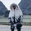Men's Down PR 2023 Winter Parkas Casual Oversize Warm Coat Man Hip Hop Hooded Clothing Male Thicken Zipper Camouflage Parka