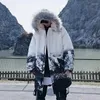 Heren Down PR 2023 Winter Parkas Casual Oversize Warm jas man Hip Hop kapper kleding mannelijke dikke ritscamouflage parka