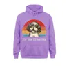 Sweats à capuche pour hommes Sweats Sweats Men Hoods à manches longues Mens Shih tzu papa jamais drôle Gift Dog Lover Hoodie