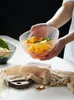 ボウルズガラスデザートボウルクリエイティブ対角phnomペン野菜サラダ北欧家庭用食器フルーツプレートレストラン用品