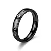 Wedding Rings SIZZZ Stainless Steel Crown Couple Ring For Lovers Men Women Engagement Finger Black Silver Color