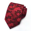 Bow Ties 8cm Men's Tie Classic Floral Flower Neckie Business Designers Gravatas Cravat Wedding Groomsman Neck Gifts For Menbow