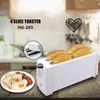 Bread Makers Stainless Steel Electric Toaster Sandwich Maker EU Standard 220V Toasting Machine 4 Slices Cooking Appliances Breakfast