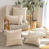Caisse d'oreiller grand coussin oreillers à rayures décoratives pour canapé canapé canapé de printemps décoration intérieure 1pcs