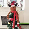 Decorações de Natal Arexos de árvores Santa Pequenas bonecas de mesa de festa decoração de brindes de brindes para casa para casa sim