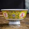 Tigelas tigelas tigela de arroz autêntico jingdezhen sofisticado de porcelana branca sopa de sopa de cerâmica vintage ramen contêiner em casa artesanato de utensílios domésticos