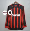 Retro Soccer Jerseys long sleeve Kaka Baggio Maldini VAN BASTEN Pirlo Inzaghi Gullit Shevchenko Classic Kit Ac 93 94 95 96 97 06 07 09 10 13 MiLaNS Vintage Rivaldo Shirts