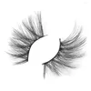 False Eyelashes 10 Pairs Eye Makeup Tools Reusable Handmade 3D Faux Mink Lashes Natural Long Crisscross Half