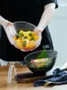 ボウルズガラスデザートボウルクリエイティブ対角phnomペン野菜サラダ北欧家庭用食器フルーツプレートレストラン用品
