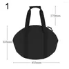 Storage Bags Frying Pan Bag 600D Oxford Grill Plate Carry Wear-resistant Side Pocket Outdoor BBQ Tool Beach Picnic Accessories