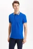 Polo's Defacto Men voor heren Zomer Polo shirt Wijn Red Turn Down Collar Gebreide Smart Casual korte mouw K1139AZ19SMBR34-K1139AZ19SM