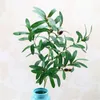 Decorative Flowers & Wreaths Simulation Olive Branch 10 Forks Leaf Plant DIY Home Wedding Party Decoration