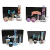 Creativity Bong Glass Hookah Set Dab Rig Water Pipe Large Beaker Cookies Smoking Full Hookah Accessories Grinder Hookahs Customizable Gifts