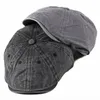 Berets Fashion Men's Casual Washed Cotton Sboy Hat Baseball Cap Beret Men Octagonal Caps Casquette Gorros