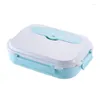 Dinnerware Sets 304 Stainless Steel Insulated Bento Kids Box Japanese Style Square For Worker 2layers Lunch Container Storage