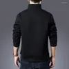 Moletons masculinos de moletons quentes de inverno masculino engrossar lã Térmico Tops Tops Zip Up Cotton Casual Men Rouship Plus 8xl