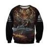 Herrtröjor tröjor älskar tiger tank män casual hoodie 3d tryck man pullover kvinnor huva blixtlås jacka unisex mode streetwear 7