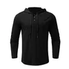 Felpe con cappuccio da uomo Felpe a maniche lunghe Pullover alto Colore Moda Top Primavera Estate Leggero Uomo UomoUomo