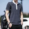 Men's Polos Short Sleeve Men Polo Shirt Party Fashion Casual Unlined Upper Garment Trend Pure Cotton 2023