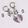 Keychains DIY Cute Keychain For Women Girl Heart Puzzle Big Sis Little Pendant Charm Accessories Lovely Jewelry Gift 2023