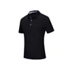 رجال Polos Lisenbao العلامة التجارية Polo Shirt Men Tee Tops Cotton Camisa Casual Striped Slim Slives M-4XL 957