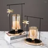 Kerzenhalter Home Room Desktop-Dekoration Romantische Hochzeit Candlelight-Dinner Kerzenständer Dekor Zubehör Weihnachtsgeschenk