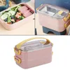 Dinware sets 304 roestvrijstalen thermische lunchboxmedewerker Bento Layer Student Children Storage Container