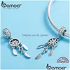 Charms Bamoer 100 925 SERLING SIER PENENTE ACRECTOR DREAM FIT Women Charm Bracelets Colares Jóias Presente SCC841 Drop Deliver