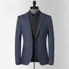 Abiti da uomo Blazer di marca Blazer da uomo bavero manica lunga moda business casual giacca da abito sottile abiti da festa di nozze