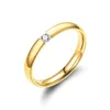 Bagues de mariage en diamant quatre couleurs, ouverture pour couples et dames, fiançailles, envoyer des amis, hommes et femmes, cadeau d'anniversaire