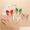 Party Decoration Dress Up Spirit Ear Artificial Soft Ears Latex Lifelike Tip Toy Mti Color 2 5Wd Uu Drop Delivery Home Garden Festiv Dhebb