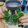 Bar Gereedschap 6 S Glazen dispenserhouder Wijnrek Koeler Bierdrankje Geschenken Drink Drop Druppel