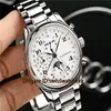 SH New L2 773 4 78 3 Watches Swiss L678 2 Automatic Multifunction Chronograph Moonphase Display CNC Steel Case Sapphire Crystal Me249M