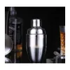 Outils de bar Shaker en acier inoxydable Mélangeur à cocktail de vin Martini Boire Outil de fête de style Boston 8Oz 12Oz 18Oz 25Oz Dbc Drop Delivery H Dhvij